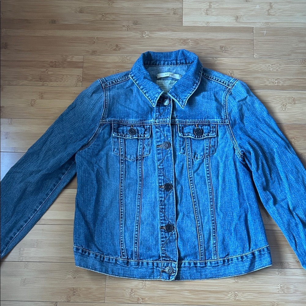 Old Navy Classic Blue Jean Jacket Size Medium